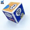 Dado con logo de fábrica Cubo de Pu Poliedro cuadrado Juguete de extrusión Dado cuadrado Dado para niños