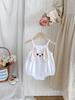 Bolsa Delgada de Verano para Bebé Recién Nacido Súper Linda Ropa para Bebé de Meses Pequeños Mono Lindo de Dibujos Animados con Orejas de Conejo