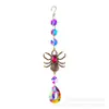 Amazon Nuevo Atrapasol Araña Abeja Escarabajo DIY Decoraciones de Atmósfera de Halloween Adornos Colgantes para Exteriores Cortina de Cuentas