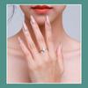 Europa y Estados Unidos nuevo anillo de ópalo vintage de plata esterlina s925 caliente moda femenina personalizado dedo índice Anillo Fino joyería de alta gama