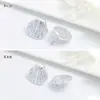 Pendientes Irregulares de Resina ABS Personalizados Estilo Retro Europeo y Americano, Diseño Original, Brillantes y Exquisitos, Pendientes de Lujo Ligero
