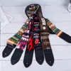 Fabricante de Correas para Guitarra al por Mayor Correa de Hombro Transfronteriza Correa Estampada Clásica para Guitarra Eléctrica Bajo Ukelele Correa de Transferencia Térmica