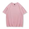 2003 verão novo camiseta de manga curta 100% algodão masculina marca Tide Branco solto versão coreana feminina cor sólida
