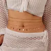 Cadena de Cintura de Moda Europea y Americana Transfronteriza con Colgantes Irregulares en Forma de Corazón, Multicapa, Sexy, Única, Versátil Joyería de Cadena para el Cuerpo