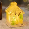Adornos Navideños Transfronterizos, Decoraciones Navideñas, Casitas Pequeñas, Casitas Navideñas Iluminadas, Pequeños Regalos Navideños, Pequeños Obsequios