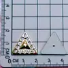 Corona de Pedrería Dorada Lazo Pinza para el Pelo Pinza de Garra Agujero Hebilla de Zapato Accesorios para Ropa Incrustaciones de Pedrería Plástico para Bricolaje