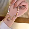 Pulsera Irregular de Concha de Perla de Lujo Ligero Estilo Francés, Pulsera de Lujo Ligero de Gama Alta, Accesorio de Joyería de Moda y Versátil