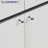 Venta Directa de Fábrica Tirador de Puerta de Armario Estilo Francés Moderno Minimalista Plateado Brillante Cromado Tirador de Cajón Sólido para Gabinete de un Solo Agujero