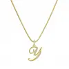 Nuevo Cadena de Serpiente de Aleación Creativa Simple con Incrustaciones de Diamante Cadena para Clavícula Dorada para Mujer
