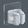 Soporte para Mopa sin Taladro Estante de Mopa Montado en la Pared Gancho de Almacenamiento para Baño Cocina Colgador de Mopa de Alta Resistencia