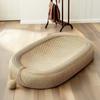 Tabla de Agarre para Gatos Integrada Juguete Resistente al Desgaste para Garras de Gato Extra Grande Extra Grande Universal Cuerda de Cáñamo Sisal No Encaja Cuatro Estaciones Ovalado