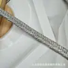 Direto do fabricante, em estoque: Corda trançada de oito fios dourada e prateada, embalagem em caixa de presente, corda para amarrar para acessórios de cabelo feitos à mão DIY e enfeites de roupas