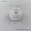 Gancho Colgante Redondo de Plástico Blanco y Accesorios de Rueda de Carga para la Parte Trasera del TV, Adecuado para Colgadores 018, 019, 016