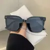 Óculos de Sol Estilo Celebridade da Internet Transfronteiriços com Proteção UV, Armação Grande, Armação Versátil para Homens e Mulheres, Fazem o Rosto Parecer Menor, Óculos de Sol para Atacado