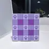 Tablero de cuentas con forma de pata de gato rosa con pines largos para dibujar líneas, Herramienta de cuentas de 2.6 mm que no se deforma, Tablero de cuentas engrosado y resistente a altas temperaturas