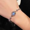 Pulsera de Moda Transfronteriza Europea y Americana Esmeralda Doble Capa Joyería para Mujer Sentido de Alta Gama Verano Nicho Personalidad Pulsera Versátil