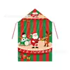 Capa con Capucha de Fabricación Personalizada Transfronteriza Nuevo Producto con Estampado de Patrón de Reno Navideño, Muñeco de Nieve y Papá Noel