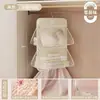 Bolsa de almacenamiento para ropa interior, organizador de malla colgante para armarios de dormitorios, para guardar calcetines y ropa interior, una bolsa de almacenamiento colgante tres en uno