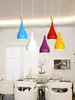 Lustre Criativo Casual de Cabeça Única, Mesa de Jantar Personalizada para Restaurante, Restaurante, Barbearia, Lâmpadas Coloridas para Escritório de Loja de Chá com Leite