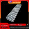 Super fábrica de vendas diretas grade de aço galvanizado plataforma de grade de aço passo placa tratamento de esgoto tampa da vala placa de grade de aço