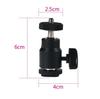 Adaptador de Tripé para Câmera Micro-SLR com Cabeça de Bola, Suporte para Selfie, Pan/Tilt Esférico Universal de Metal, Pequeno Pan/Tilt