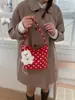 Bolso de Nylon de Lunares de Nicho, Bolso Cruzado para Mujer, Bolso de Hombro Versátil Nuevo, Bolso de Axila para Salir al Trabajo, Bolso de Mano Pequeño