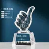 Pequeño trofeo de cristal para niños de preescolar estudiantes premio de graduación pequeño trofeo de recuerdo de doctor para niños