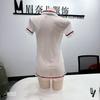 Ropa Íntima Qsexy Ropa para Mujer Sin Quitarse Juego de Roles Deseo Puro Coqueteo Uniforme de Enfermera Conjunto de Tentación Cosplay