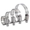 Abrazadera de acero inoxidable 304 para tubería de agua, abrazadera de seguridad para tubería de agua, campana extractora, tubería de gas, aro rodante.