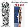 2021 nova fábrica em estoque atacado padrão Ai Mei adesivos de tatuagem de braço inteiro braço impermeável europeu e americano adesivos de tatuagem populares