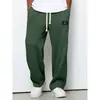Pantalones Deportivos Casuales de Verano para Hombre, Pierna Recta, Pierna Ancha, Delgados, Frescos, Holgados, Transpirables, de Secado Rápido, Amigables con la Piel, Tejido Waffle