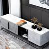 Lujo ligero PU cuero mueble de TV mesa de comedor mantel impermeable a prueba de aceite para el hogar desechable cubierta para mesa de comedor paño tapete
