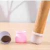 8 peças Capas Protetoras de Silicone Silenciosas Resistentes ao Desgaste para Pés de Mesa e Cadeira Conjunto Protetor Capas para Pés de Cadeira Coberturas para Pés de Banqueta Pés de Banqueta Antiderrapantes