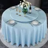 Mantel de Hotel Impermeable, Resistente al Aceite, Resistente al Calor, Mantel sin Lavado, Mantel Individual para Mesa de Comedor, Mesa Redonda Grande de Restaurante, Mantel Especial para Mesa de Banquete de Hotel