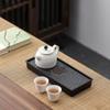 Fábrica de Conjuntos de Chá Vendas Diretas Conjunto de Chá Kung Fu de Porcelana Branca Conjunto Completo de Conjunto de Chá Kung Fu Bandeja de Chá Moderna Simples para Uso Doméstico Item Padrão