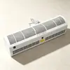 Máquina de cortina de ar quente para cabeçalho de mina com alto volume de ar e alta pressão de ar, instalação na parede, máquina de cortina de ar à prova de explosão para minas