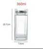 Venta Directa Botella Transparente de Nido de Pájaro con Miel, Botella Vacía con Tapa, Botella Hexagonal de Vidrio, Frasco de Almacenamiento Sellado para el Hogar, Botella para Encurtidos