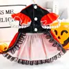 Roupas para Filhotes Primavera e Outono Gato Princesa Halloween Asas Lolita Tração Cachorro Pequeno Bixie Pet 4278