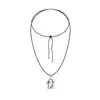 Collar con Colgante de Tulipan Tridimensional Serie Jardín de los Sueños ins Sentido Avanzado Nicho Regalo para Novia Método de Uso Múltiple