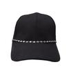 Acessórios para chapéu Amazon Hot Selling Fashion Spike Rivet Pendant Love Pearl Chain Hat Accessories