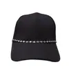 Acessórios para chapéu Amazon Hot Selling Fashion Spike Rivet Pendant Love Pearl Chain Hat Accessories