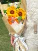 Buquê de palitos torcidos feito à mão DIY flores enviar Dia das Mães Dia dos Namorados presente de feriado saco de material de papoula