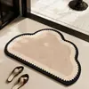 Alfombrilla de Baño Retro Estilo Francés de Tierra de Diatomeas, Alfombrilla Suave Resistente al Desgaste para el Hogar, Alfombrilla de Baño Antideslizante Absorbente de Agua para Inodoro