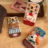 Muñeco de Animal de Peluche Adecuado para Funda de Teléfono 17Promax Apple iPhone 18 3D 16 Cuero 14 Funda Suave 15
