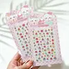 Pegatinas de Uñas Estéreo en Relieve 5D para Niños, Pegatinas de Uñas No Tóxicas e Inodoras para Niñas y Niños, Pegatinas Luminosas de Princesa