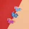 Parche de goma suave caricatura poni joyería DIY anillo para el pelo carcasa de teléfono móvil etiqueta licencia de conducir marcapáginas accesorios material