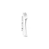 Elegante Juego de Cubiertos de Acero Inoxidable Serie 304 Cuchillo para Bistec Tenedor Cuchara Hotel Hogar Cuchara de Postre Tenedor de Fruta
