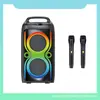 Altavoz Bluetooth Portátil Modelo Nuevo Mochila Exterior Coche Subwoofer Altavoz para Baile Cuadrado con Soporte Estéreo