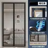 Cortina de Porta Anti-Mosquito Nova 2025 Cortina de Gaze Magnética Malha de Diamante Porta Autoadesiva Cortina de Abertura Lateral Anti-Mosca de Verão Tira Magnética Frete Grátis