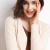 Cárdigan de punto de manga larga para mujer, nuevo cárdigan de primavera y otoño, suéter chal exterior de estilo coreano corto de otoño e invierno, abrigo fino de talla grande